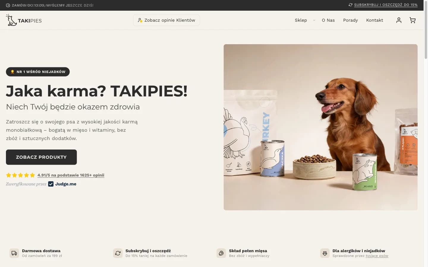Screenshot of Takipies